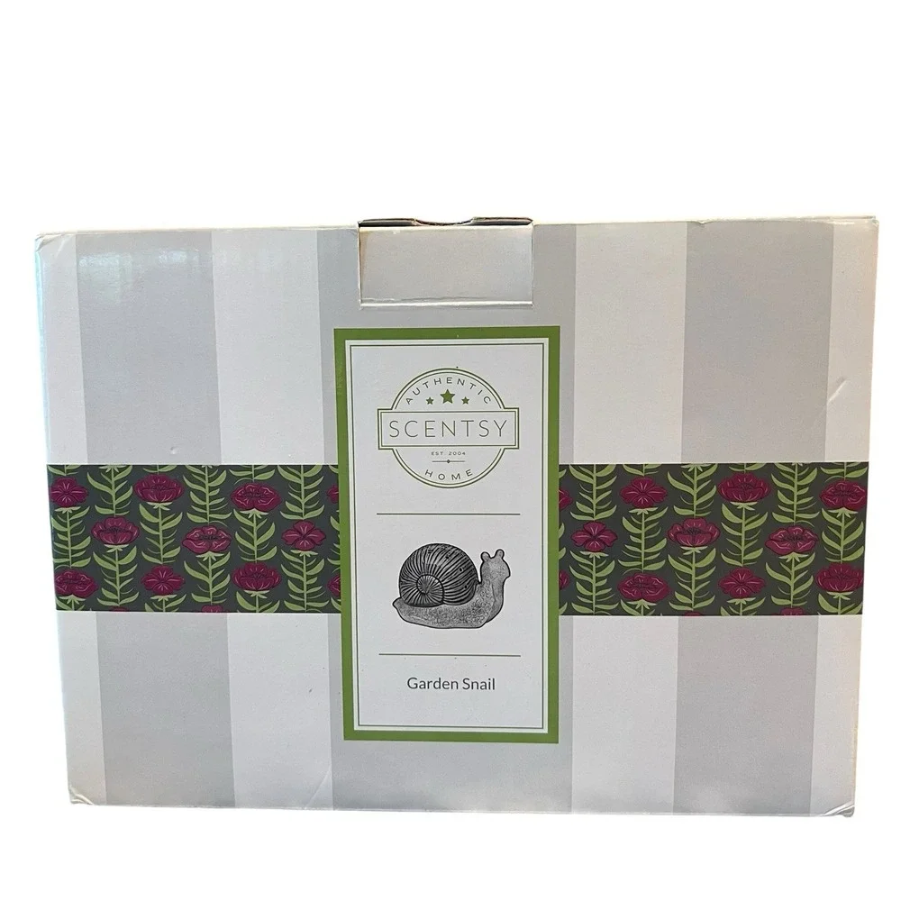 Scentsy Garden Snail Wax Warmer Full Size Retired New In Box
